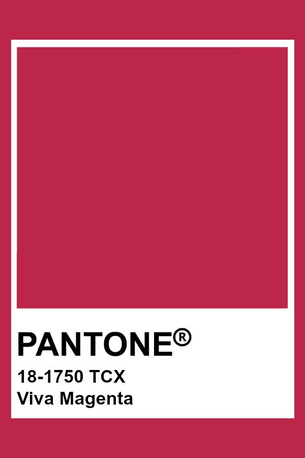 Viva magenta - kleur van het jaar 2023 - pantone